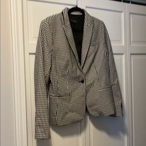 Banana Republic Houndstooth Blazer Size 10